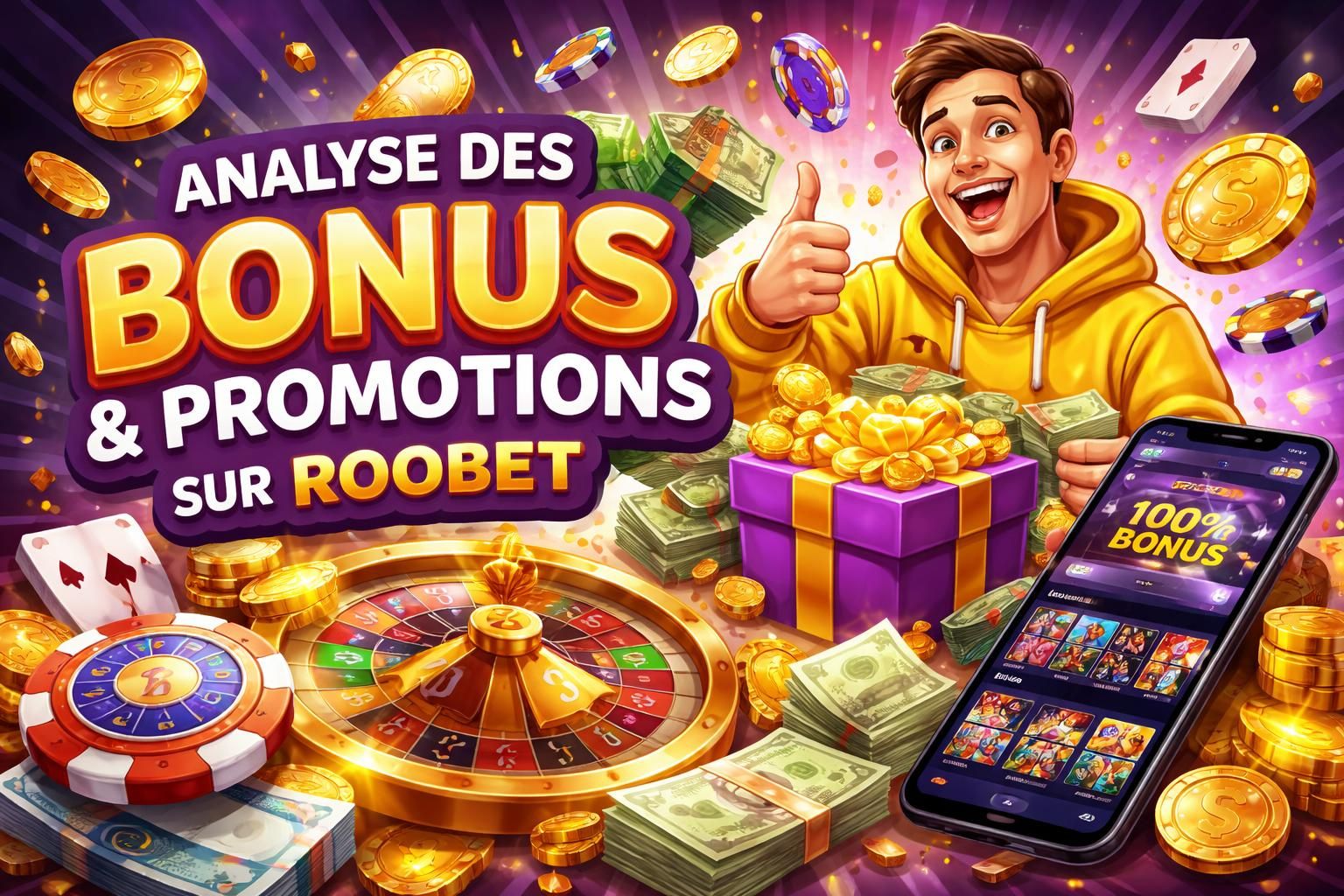 découvrez notre analyse complète des bonus et promotions actuelles de roobet pour maximiser vos gains et profiter pleinement de la plateforme.