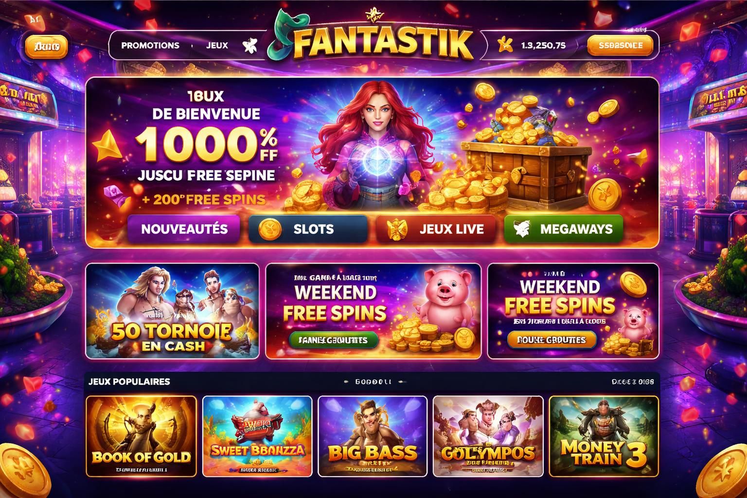 plongez dans l'univers incroyable du fantastik casino et explorez une multitude de jeux captivants pour une expérience inoubliable.